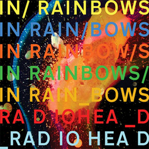Carátula del último disco de Radiohead, 'In Rainbows'.