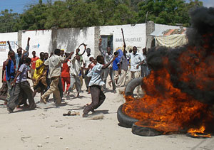 Protestas en Mogadiscio. (Foto: AFP)