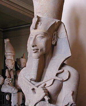 Busto del faran Akenaton en el Museo de El Cairo. (Foto: Wikipedia Commons)