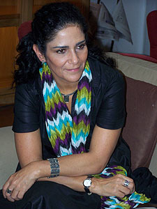 Lydia Cacho, durante una entrevista con elmundo.es. (Foto: D.V. )