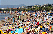 Playa de Salou, Tarragona. (Foto: EFE)