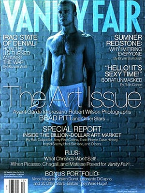 Brad Pitt, en una portada de 'Vanity Fair'.