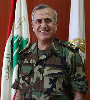 El general Michel Sleiman. (Foto: AFP)