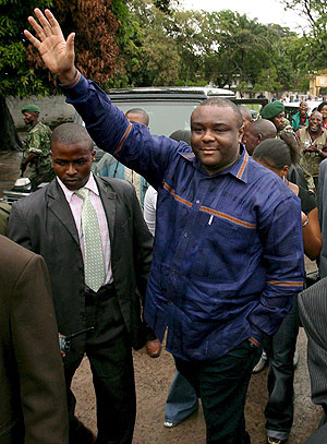 El ex vicepresidente de la Repblica Democrtica de Congo, Jean Pierre Bemba. (Foto: EFE)