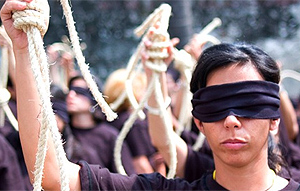 Movilizacin contra la pena de muerte. (Foto: AI)