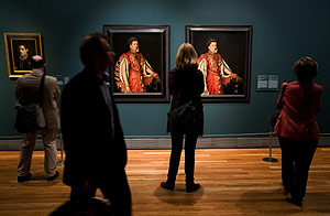 Una de las salas de la exposición 'El Retrato del Renacimiento' (Foto: AFP)