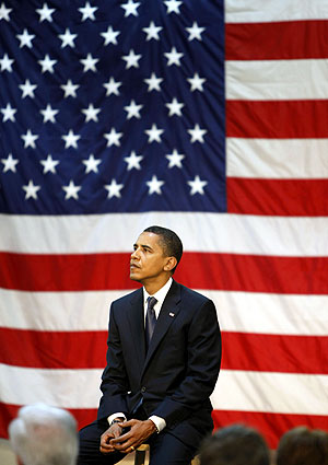 El candidato Barack Obama, en un discurso en Dakota del Sur. (Foto: REUTERS)