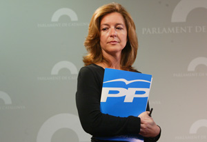 La portavoz del PPC en el Parlament, Carina Mejas. (Foto: Domnec Umbert)
