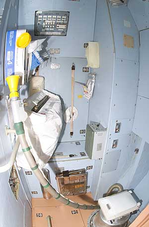 Vista del vter de la ISS ubicado en el mdulo de servicio 'Zvezda'. (Foto: NASA)