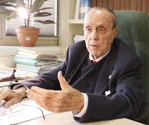 El presidente fundador del PP, Manuel Fraga. (Foto: EFE)