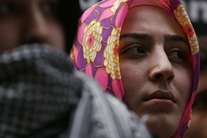 Mujeres turcas en una manifestacin en Estambul. (Foto: AFP)