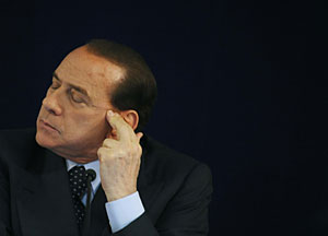 Berlusconi, esta semana en una rueda de prensa en Bruselas. (Foto: Marco Valdo | REUTERS)