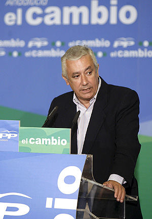 Javier Arenas, en el Congreso del PP. (Foto: EFE)