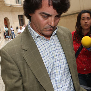 Rodrigo de Santos en una de sus ltimas visitas al juzgado.