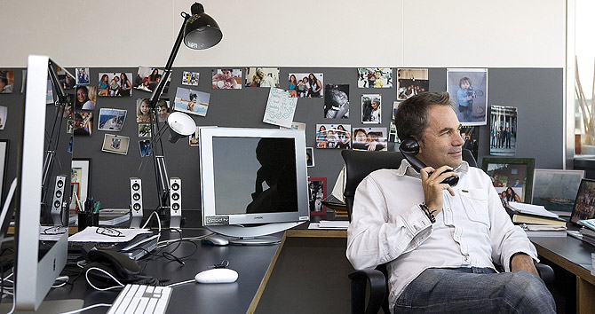 Martin Varsavsky, en sus oficinas de Fon. (Foto: scar Monzn)