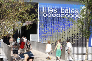 Pabelln dedicado a las Baleares en la Expo del Agua. (Foto: Caib).