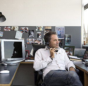 Martin Varsavsky, en las oficinas de FON. (Foto: scar Monzn)