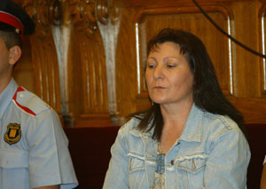 Remedios Snchez, durante la primera jornada del juicio en su contra. (Foto: Antonio Moreno)