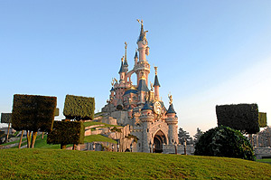 El mtico castillo de la Bella Durmiente de Disneyland. (Foto: EL MUNDO)