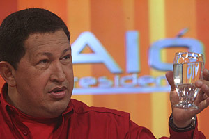 Hugo Chvez en un momento de su programa. (Foto: EFE)