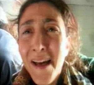 Imagen de Ingrid Betancourt, durante el rescate. (Foto: EFE)