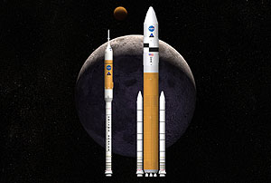 Diseo del futuro cohete espacial 'Ares'. (Foto: AP)