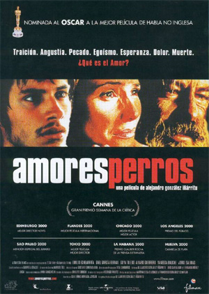 Cartel de la pelcula 'Amores Perros'.