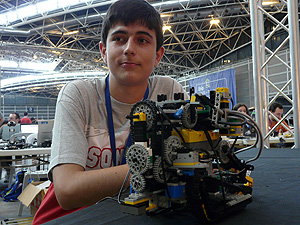 El benjamn de los aspirantes, Guillem Puchalt, slo tiene 16 aos. (Foto: Campus Party)