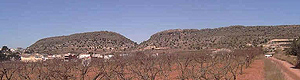 Vista panormica del municipio valenciano de Monserrat.