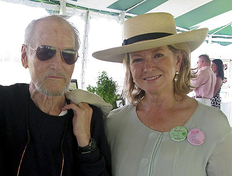 Paul Newman y Martha Stewart en una imagen de archivo . (Foto: REUTERS)