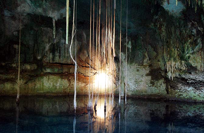 Imagen de una de la cueva hallada en Mxico. (Foto: EFE)