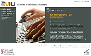 Aspecto del actual portal de la Fundacin VIU en internet. (Foto: El Mundo)