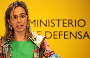 Carme Chacn, ministra de Defensa. (Foto: AFP)