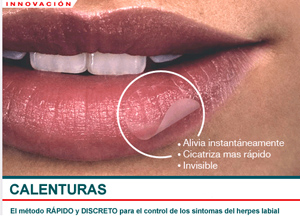 Imagen de la boca de una mujer en un anuncio de un producto contra el herpes labial. (Foto: Compeed.com)