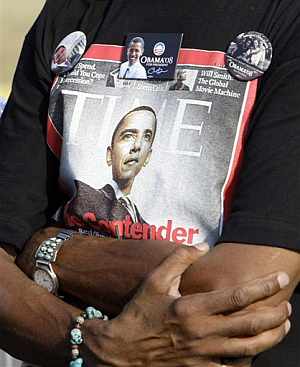 Imagen de un seguidor de Obama en Lynchburg, EEUU. (Foto: AP)