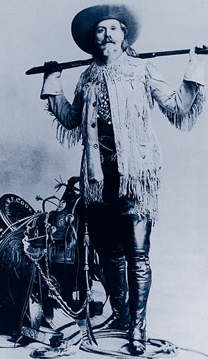 El coronel William Cody, conocido como Buffalo Bill, en una foto de estudio. (Foto: Newscom)