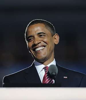 Barack Obama, en la que ha sido su noche. (Foto: AFP)