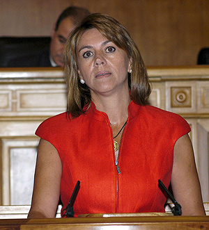 La secretaria general del PP y presidenta del partido en Castilla-La Mancha, Mara Dolores de Cospedal. (Foto: EFE)