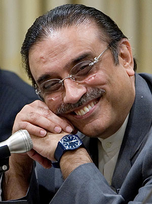Asif Al Zardari, nuevo presidente de Pakistn. (Foto: AP)