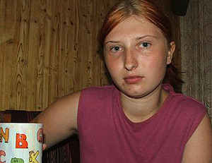La joven polaca Alicja, que fue violada por su padre durante seis aos. (Foto: Diario Fakt)