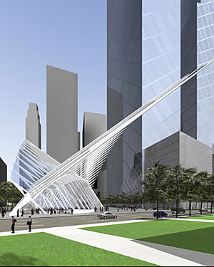 Proyecto de Santiago Calatrava para la Zona Cero.