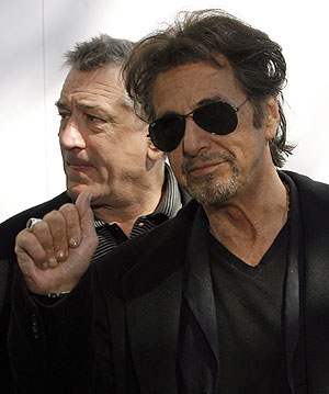 Robert De Niro y Al Pacino en Madrid. (Foto: Alberto Di Lolli)