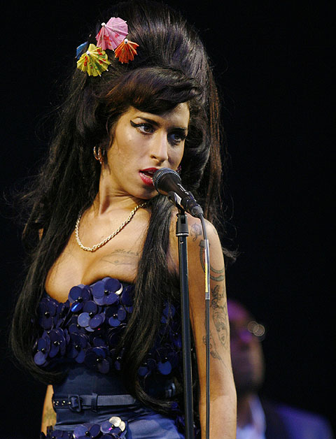 Amy, durante un concierto en junio. (Reuters)