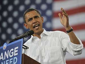 Barack Obama, en un discurso electoral reciente. (Foto: AP)