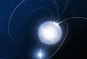 Simulacin de un magnetar. (Foto: CSIC)