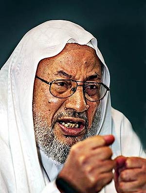 el clrigo sun Yusef Al Qaradawi.
