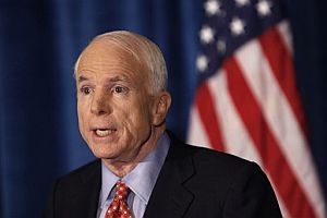 John McCain, el candidato republicano, en un acto en Iowa. (Foto: AFP)