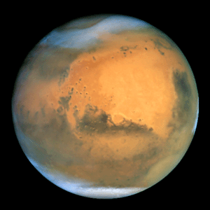 Imagen de Marte tomada por el telescopio Hubble. (Foto: NASA)