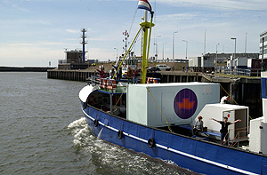 Un conteiner que funciona como clnica preparada para la prctica de abortos en el barco holands 'El Mar del Cambio' en una imagen de archivo. (Foto: AP)