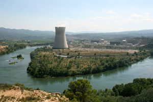 Vista general de la central nuclear de Asc. (Foto: J. Antonio)